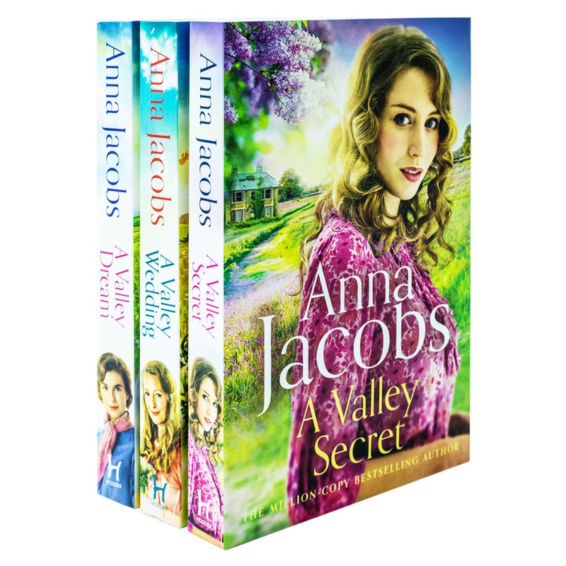 Anna Jacobs Backshaw Moss Series | 3-Book Collection Set  Heartwarming Romance & Fiction Trilogy (A Valley Dream, A Valley Secret, A Valley Wedding)