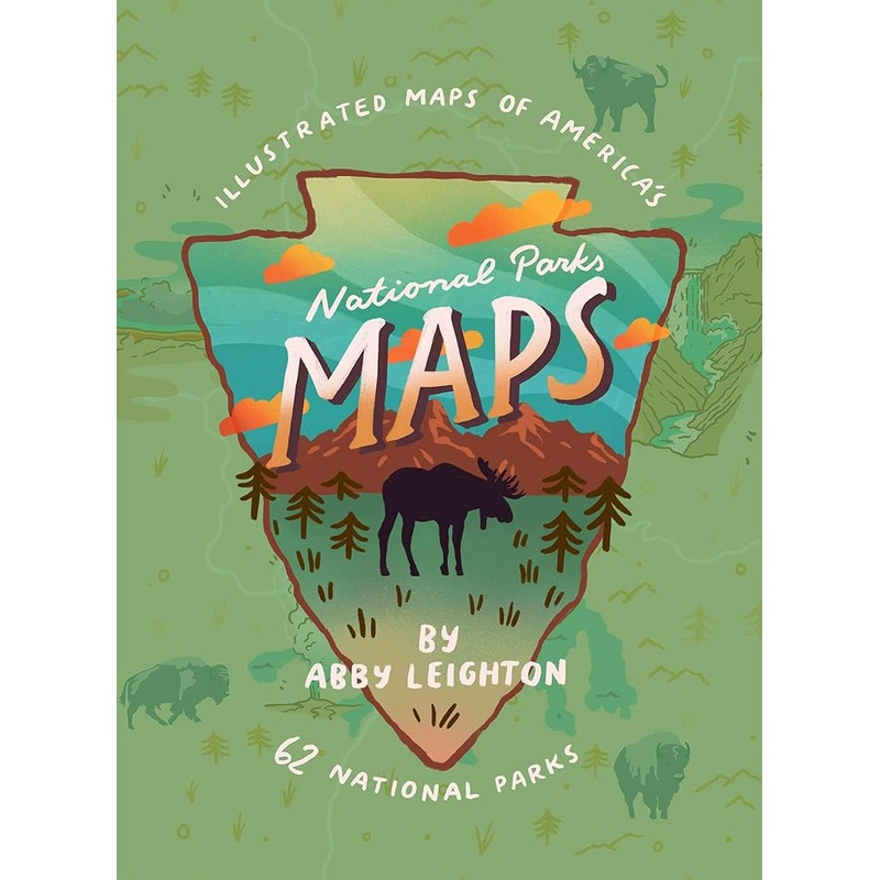 National Parks Maps: Illustrated Maps of America’s 62 National Parks