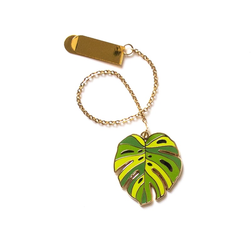 Pineapple Sundays Design Studio – Monstera Enamel Bookmark