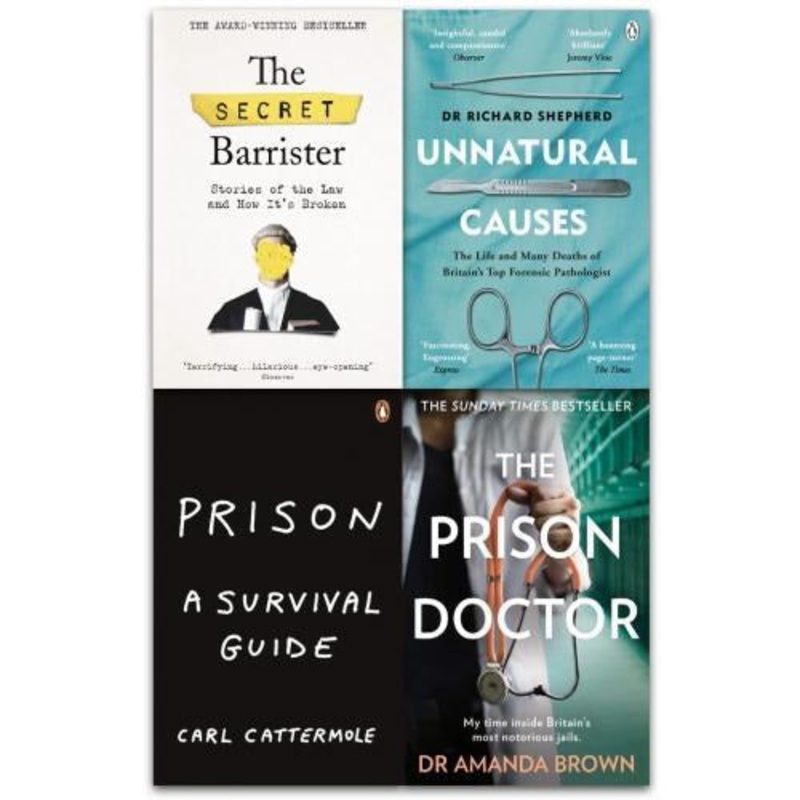 Prison The Secret Barrister Unnatural Causes The Prison Doctor 4 Books Collection Set