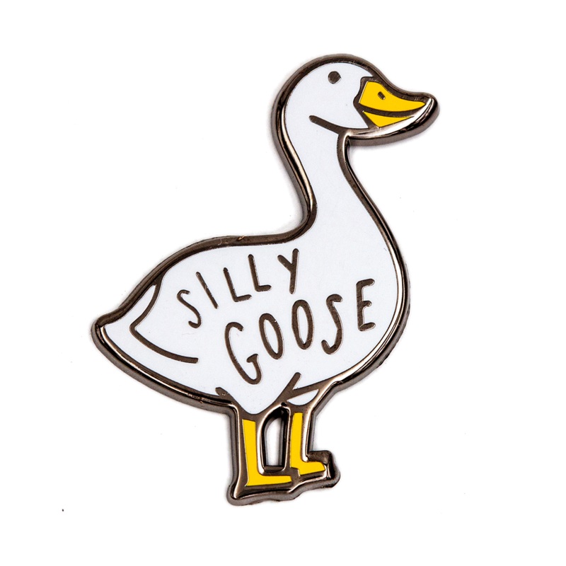 These Are Things – Silly Goose Enamel Pin