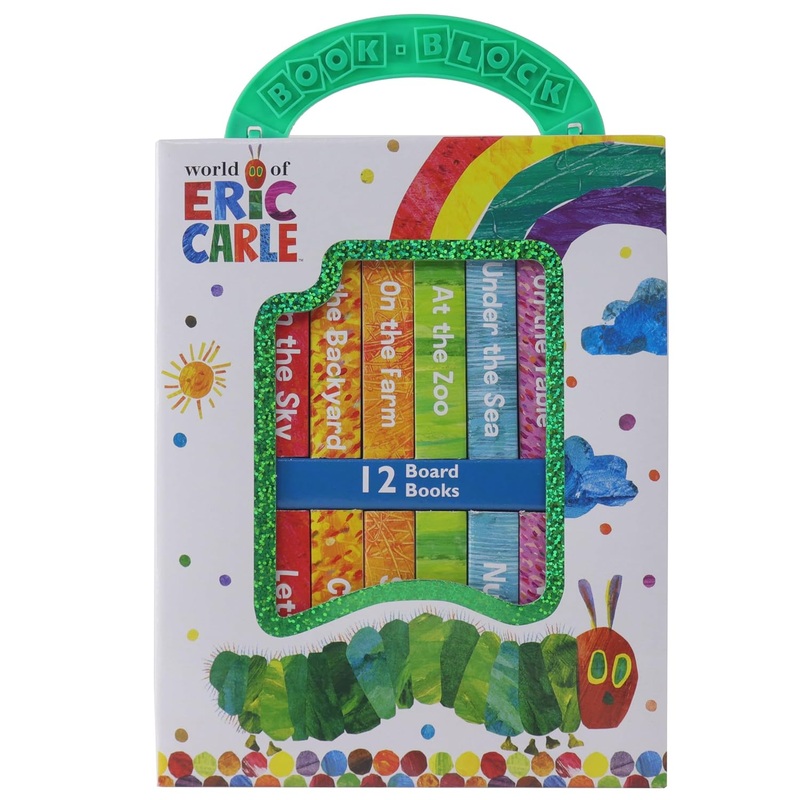World of Eric Carle, My First Library Board Book Block 12-Book Set – First Words, Alphabet, Numbers, and More! – PI Kids: 12 Board Books