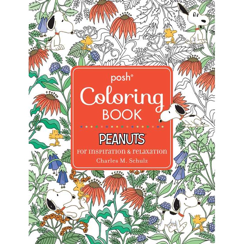 Coloring Book: Peanuts for Inspiration & Relaxation