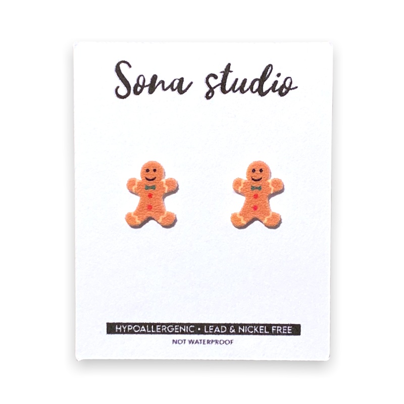 Gingerbread Earrings