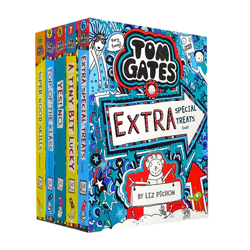 Tom Gates 5 Books Collection Set By Liz Pichon Series 2 (6-10) | Fun & Humorous Stories for Kids | Adventure, Creativity & School Life