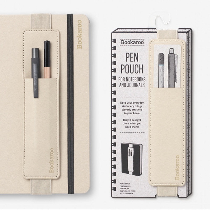Bookaroo Pen Pouch – Cream