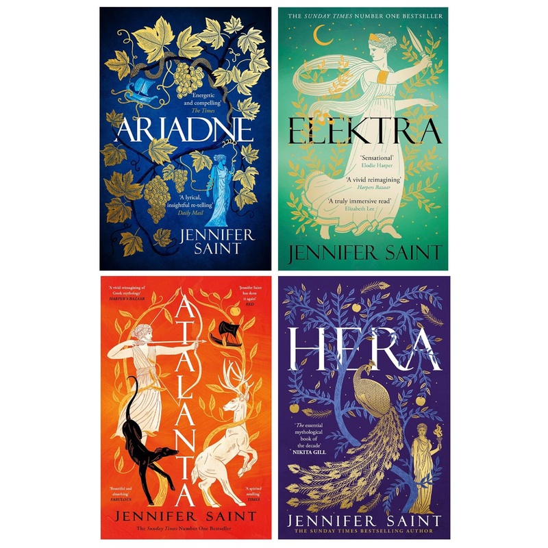 Jennifer Saint Collection 4 Books Set (Ariadne, Elektra, Atalanta and Hera)