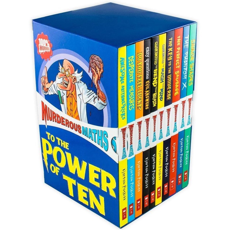 Murderous Maths 10-Book Collection Box Set by Kjartan Poskitt | Fun & Educational Children’s Books | Humorous Math Series for Kids & Young Readers!