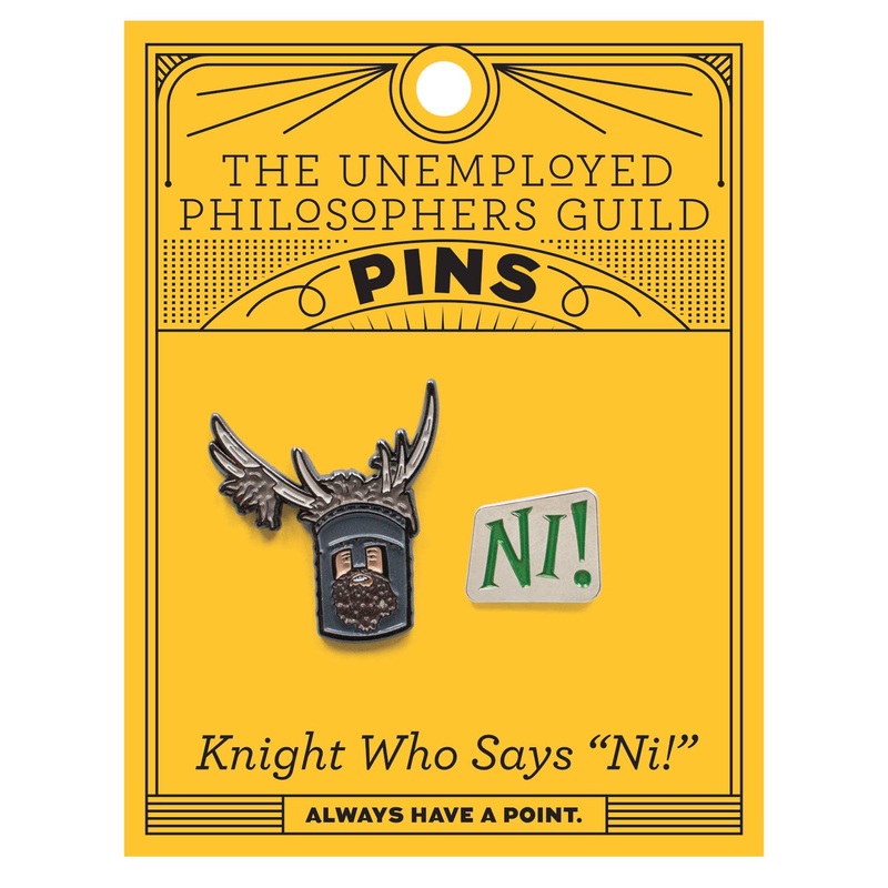 Unemployed Philosophers Guild – Knight Who Says “Ni” Pin Set
