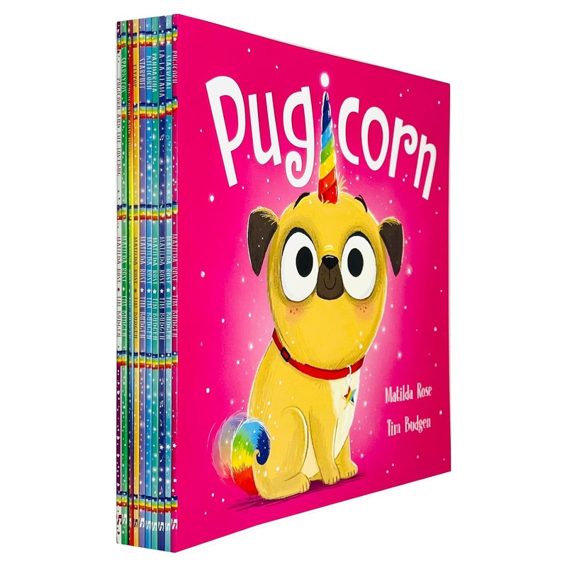 Magic Pet Shop Series 10 Books Collection Set By Matilda Rose(Pugicorn, Kitticorn, Pugicorn and Hugicorn, Starwhal, La-La-Llama, Pandarina, Starpuff, Sparkyfox, Pugicorn and The Lovebug&Elepop)