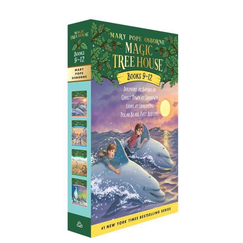 Magic Tree House The Mystery of the Ancient Riddles Boxed Set #3: Book 9 – 12 (Magic Treehouse Series) Boxed Set