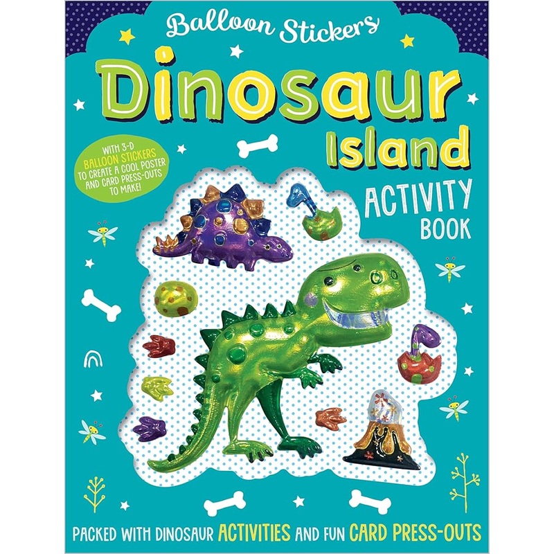 Dinosaur Island Activity Book (Balloon Stickers)
