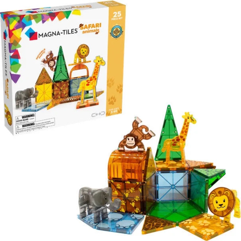Magna-Tiles Safari Animals 25-Piece Set