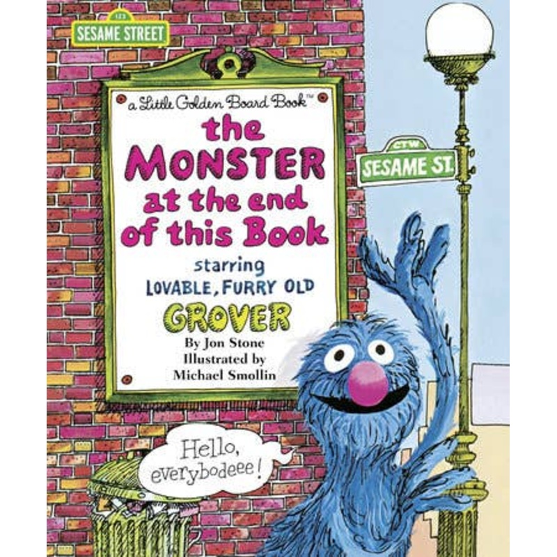 Monster At The End of This Book Board Book