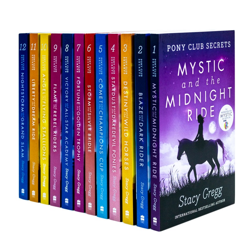 Pony Club Secrets Series by Stacy Gregg  12-Book Collection Set of Equestrian Adventures, Pony Stories, Friendship & Fun for12+ years