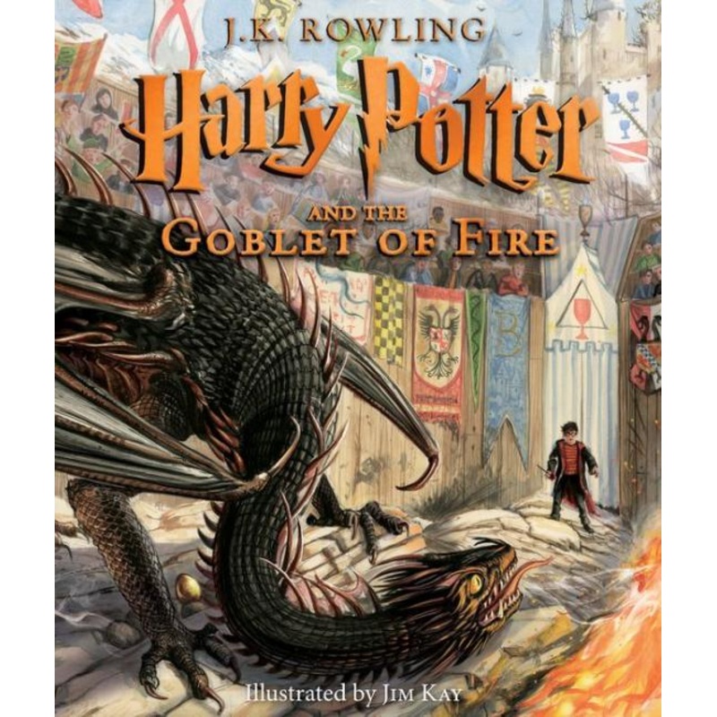 Harry Potter and the Goblet of Fire: The Illustrated Edition (Harry Potter Series #4) Hardcover
