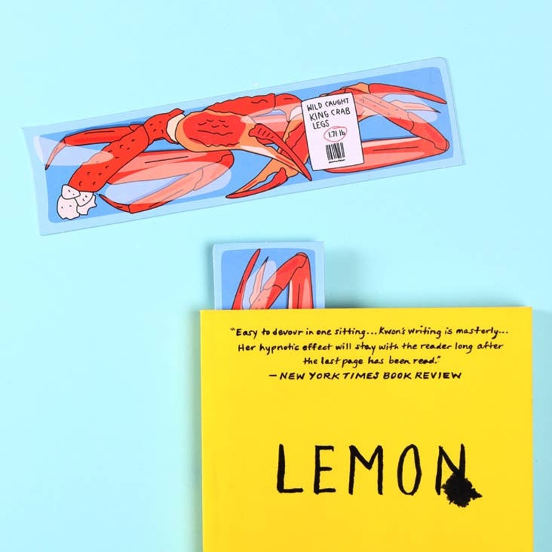 Humdrum Paper – Crab Legs Bookmark (it’s die cut!)