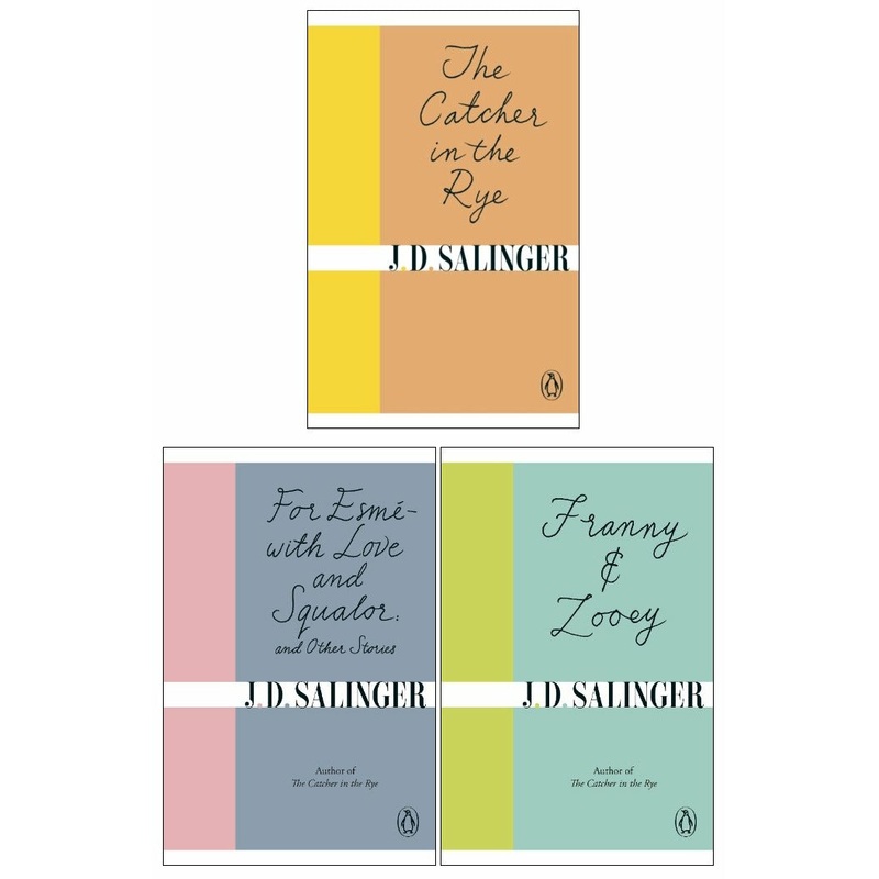 J.D. Salinger 3 Books Collection Set (Franny & Zooey, For Esme with Love and Squalor, The Catcher in the Rye)
