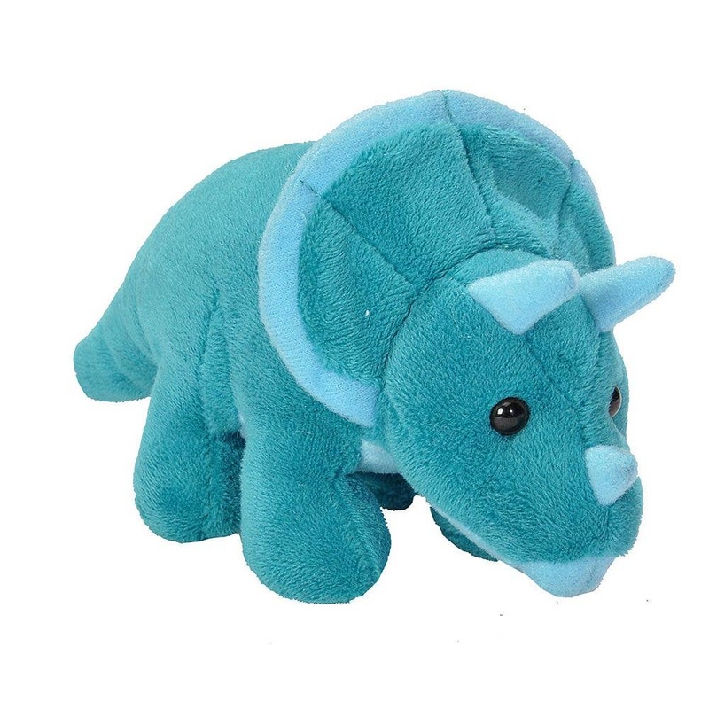 Wild Republic – Pocketkins Triceratops Stuffed Animal  5″