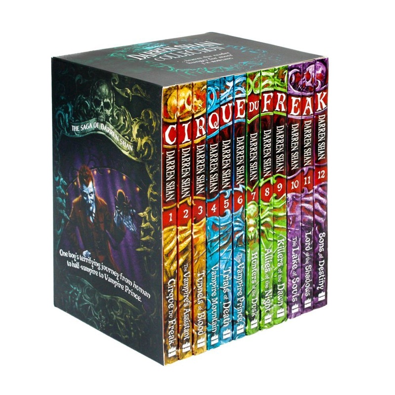 Cirque Du Freak: The Saga of Darren Shan  12-Book Collection | Horror Fantasy Adventure Set for Young Adults & Teens | Supernatural Thriller Series