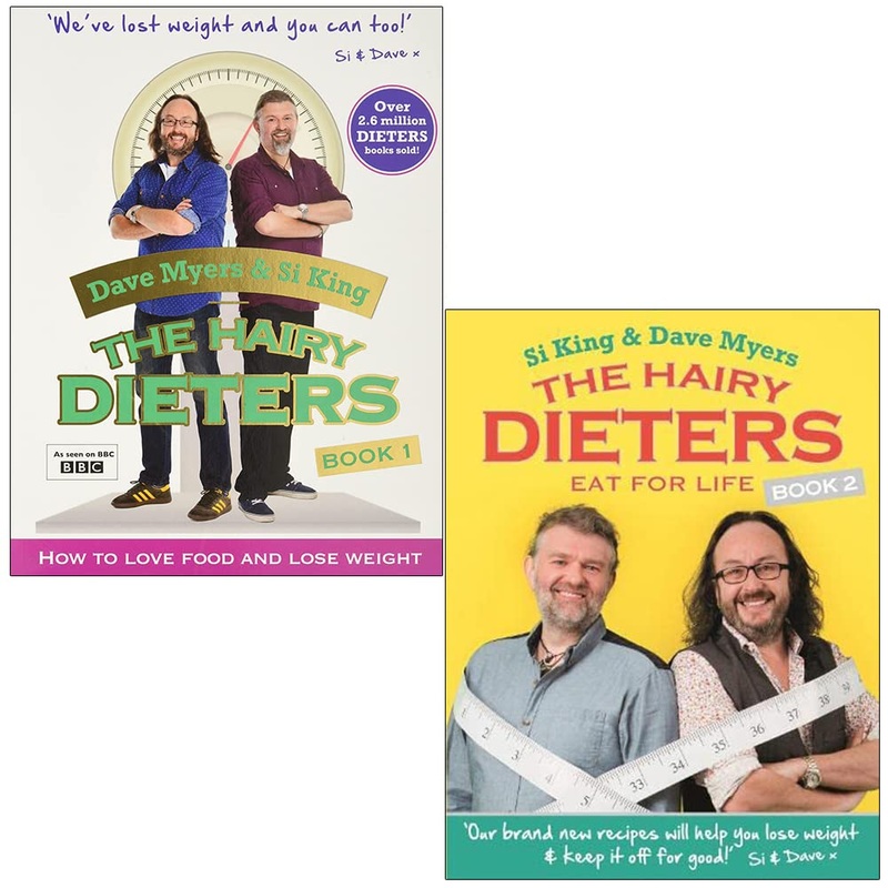 Hairy Dieters 2 Books Collection Set By Si King & Dave Myers (Book 1-2)(The Hairy Dieters: How to Love Food and Lose Weight & Keep it Off for Good!)
