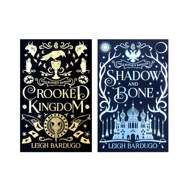 Leigh Bardugo Collector’s Edition 2 Book Set  Includes Shadow and Bone & Crooked Kingdom! Must-Have for Grishaverse Fans and Collectors!