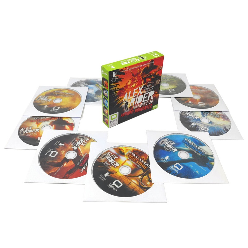 Alex Rider Missions Audio CD 10 Book MP3 Collection by Anthony Horowitz  Exciting Spy Adventures for Kids & Young Adults | Fun, Educational Listening