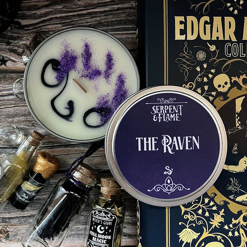 Candle – The Raven, Elderberry Bourbon Sugar: 6.5 oz