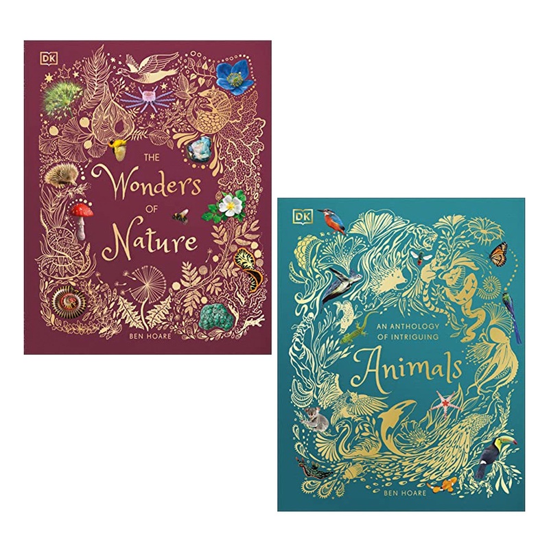 DK Children’s Anthologies 2 Book Collection Set by Ben Hoare & Will Gater  Wonders of Nature & Intriguing Animals, Fun Wildlife Facts & Learning