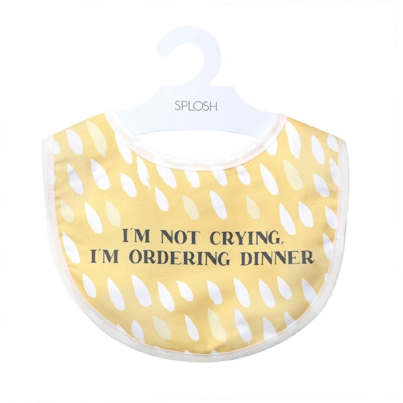BABY’S ORDERING DINNER BIB