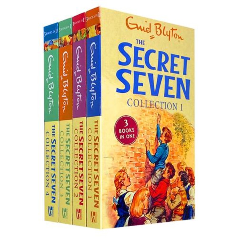 Enid Blyton The Secret Seven – 12 Story in 4 Books Collection Set