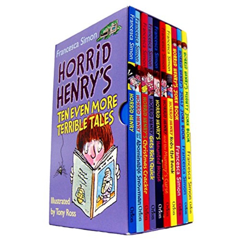 Horrid Henry’s Ten Even More Terrible Tales 10 book set By Francesca Simon