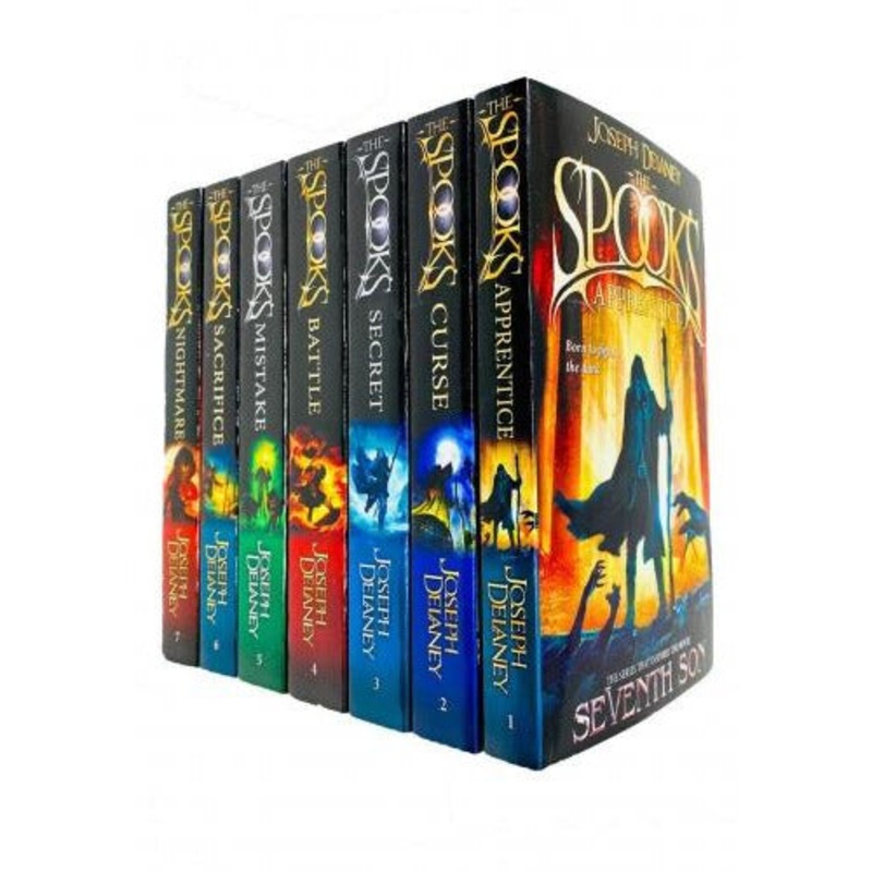 The Spooks Books 1 – 7 Wardstone Chronicles Collection Set By Joseph Delaney – Apprentice Curse Se..