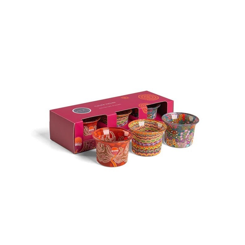 ABORINGINAL DREAMTIME BLOOMS VOTIVE GIFT PACK
