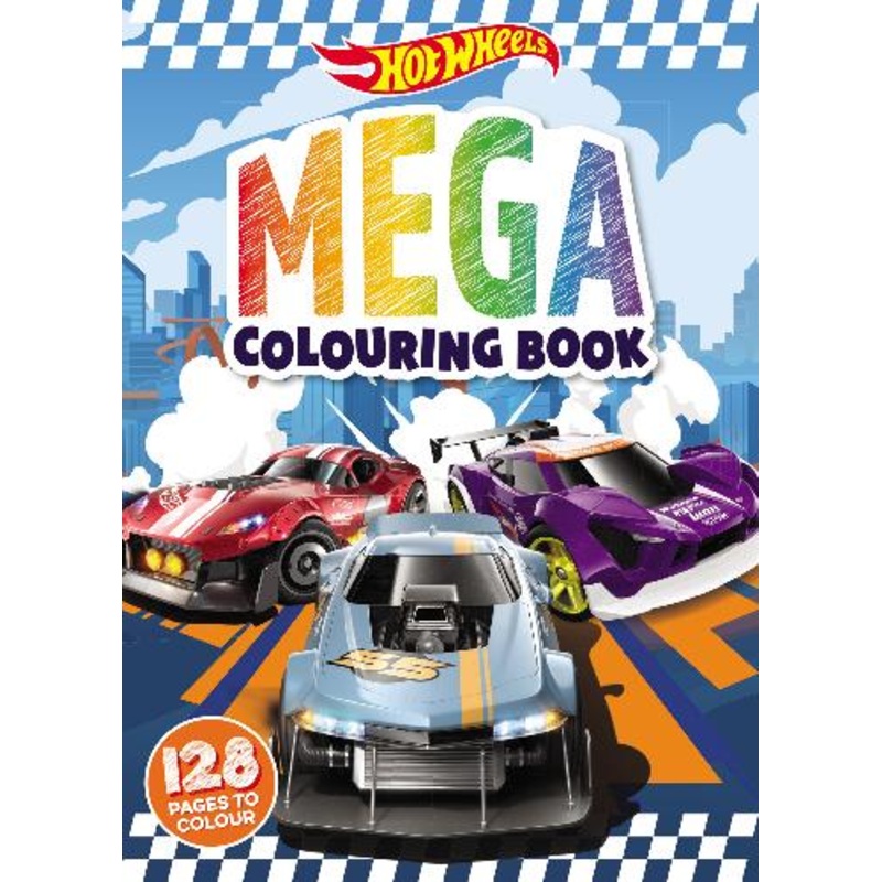 HOT WHEELS: MEGA COLOURING BOOK