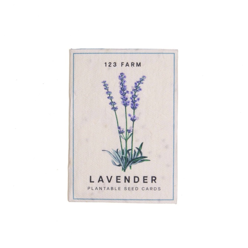 Plantable Lavender Seed Cards  Write, Gift, and Grow