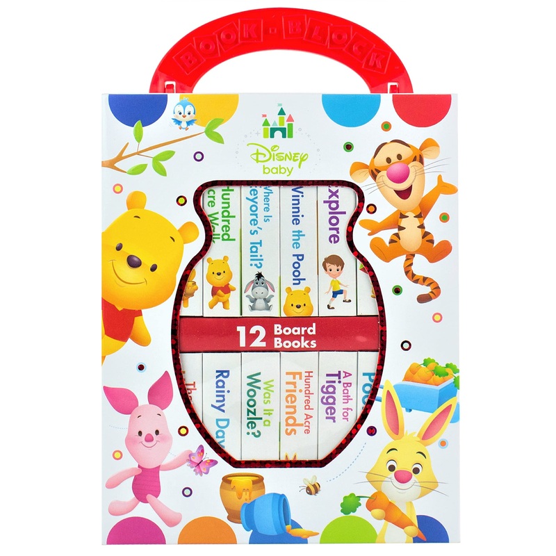 Disney Baby – Winnie the Pooh – My First Library Board Book Block 12-Book Set