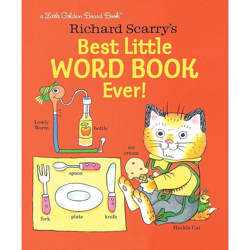 Richard Scarry’s Best Little Word Book Ever! (Little Golden Board Book)