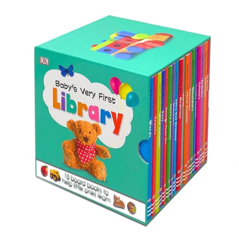 Baby’s Very First Library Toddler Early Learning 18 Books Box Set Collection