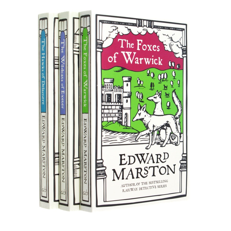 Edward Marston Domesday Series Collection 3 Books Set Books 7-9( The Foxes of Warwick,The Wildcats of Exeter,The Hawks of Delamere)
