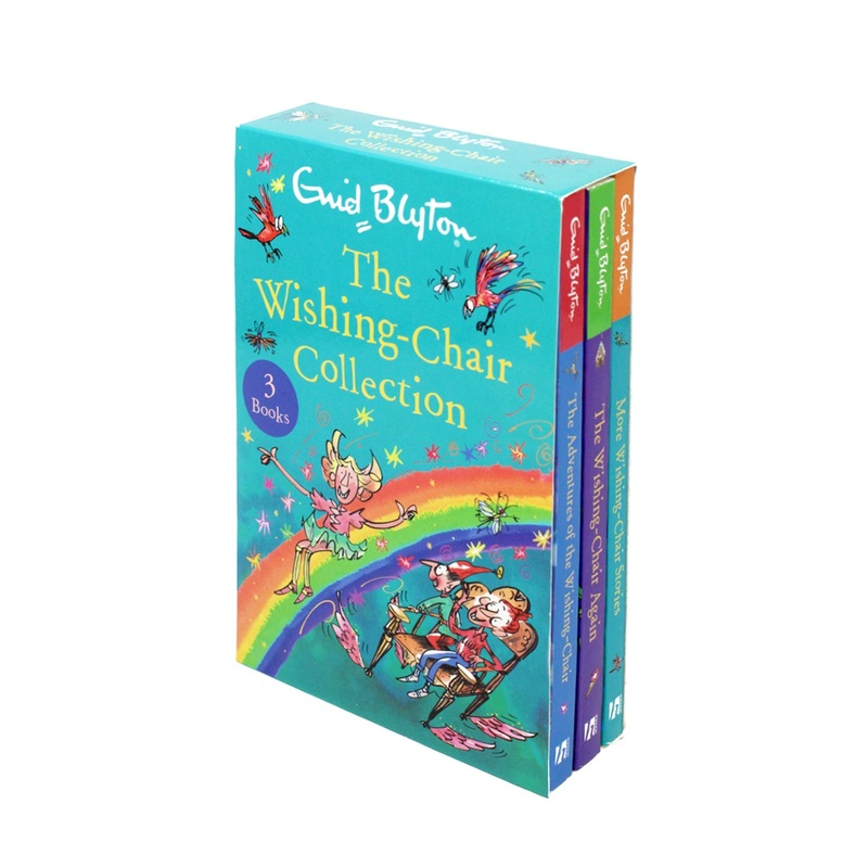 Enid Blyton Wishing Chair 3 Books Collection Set Pack (The Adventures of the Wishing-chair, The Wishing-chair Again, More Wishing-chair Stories)