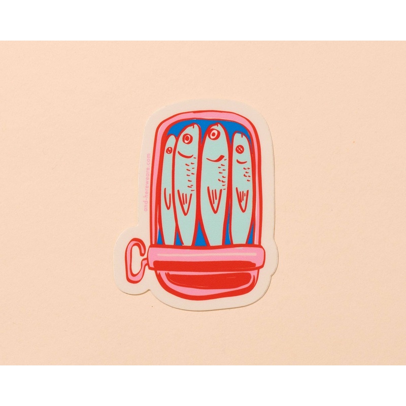 Sardines Vinyl Sticker