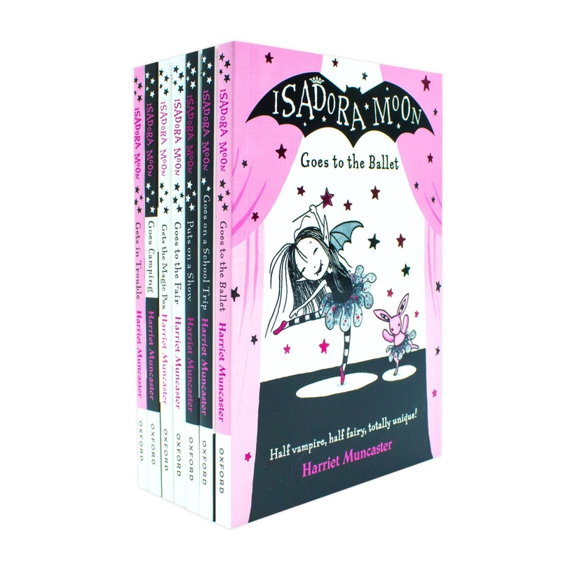 Harriet Muncasters Isadora Moon 7-Book Series | Magical Children’s Fiction & Fun Adventures  School Trip, Camping, Magic Pox & More!