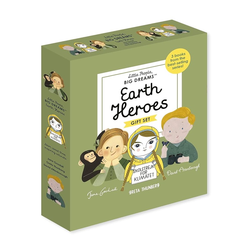 Little People, BIG DREAMS: Earth Heroes: 3 books from the best-selling series! Jane Goodall – Greta Thunberg – David Attenborough