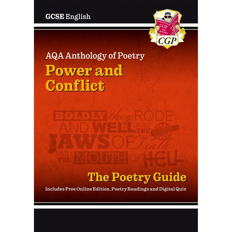 GCSE English AQA Poetry Guide – Power & Conflict Anthology inc. Online Edition, Audio & Quizzes