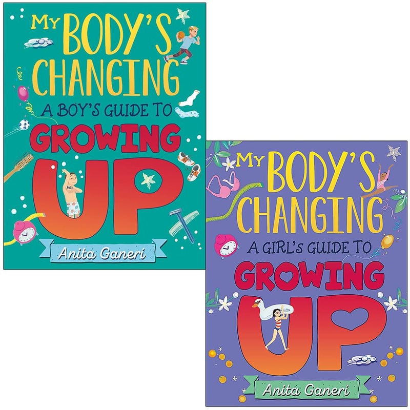 My Body’s Changing Series Collection 2 Books Set By Anita Ganeri & Teresa Martinez (A Boy’s Guide to Growing Up & A Girl’s Guide to Growing Up)