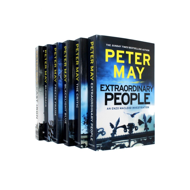 Peter May Enzo File Series Collection 6 Books Set Extraordinary People, Blowback