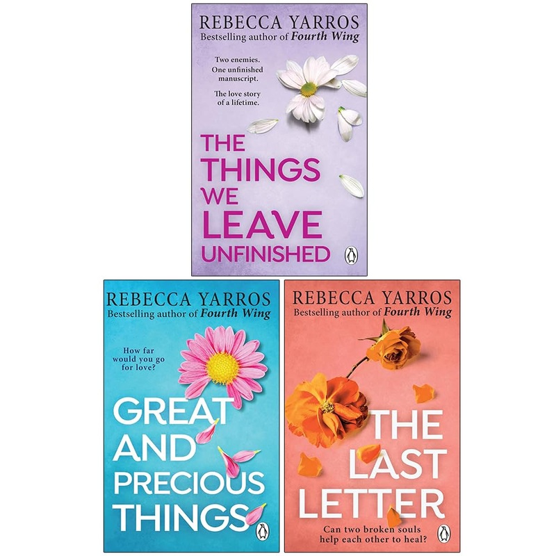 Rebecca Yarros 3-Book Romance Collection Set | Includes The Last Letter, The Things We Leave Unfinished & Great and Precious Things