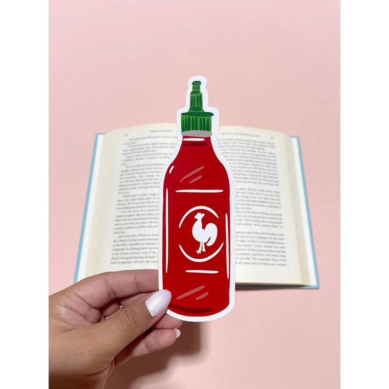 Hot Sauce Die Cut Bookmark
