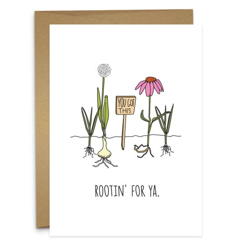 Humdrum Paper – Rooting For Ya Greeting Card